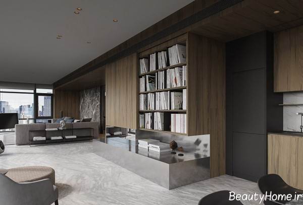 طراحی دکوراسیون متفاوت با تم تیره