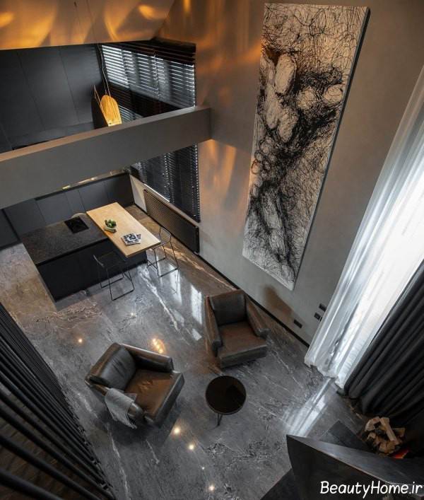 طراحی داخلی نشیمن 