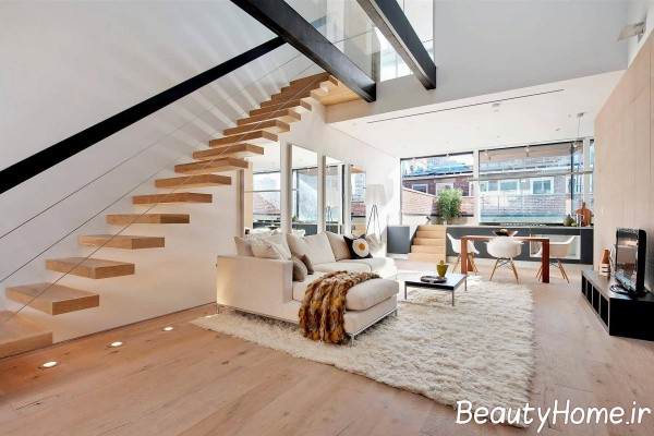 طراحی مدرن برای منزل دوبلکس 