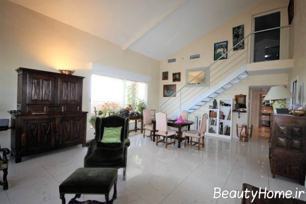 دکوراسیون زیبا و خاص در خانه دوبلکس 