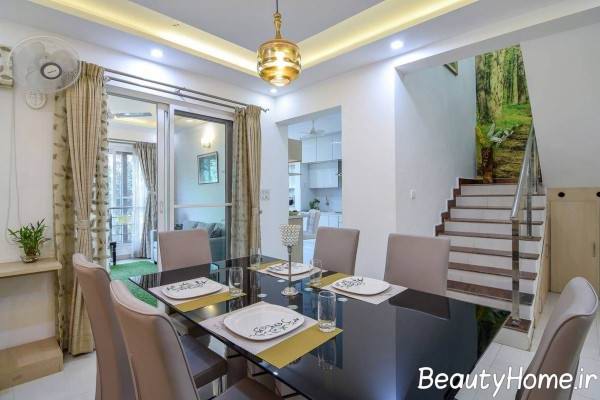 دکوراسیون زیبا و متفاوت خانه دوبلکس 