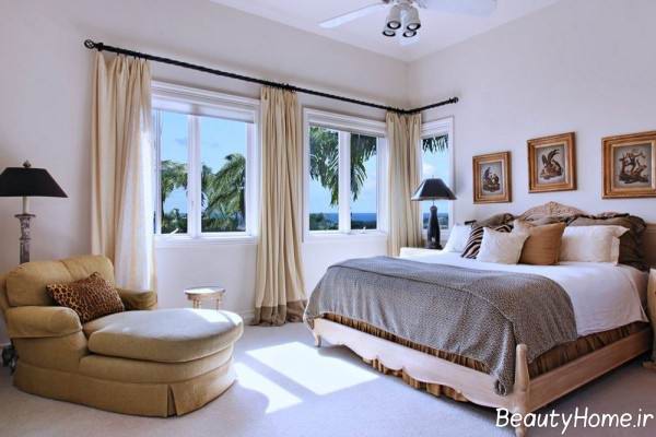 دکوراسیون اتاق خواب تلفیقی و شیک 