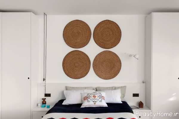 دکوراسیون سفید اتاق خواب 