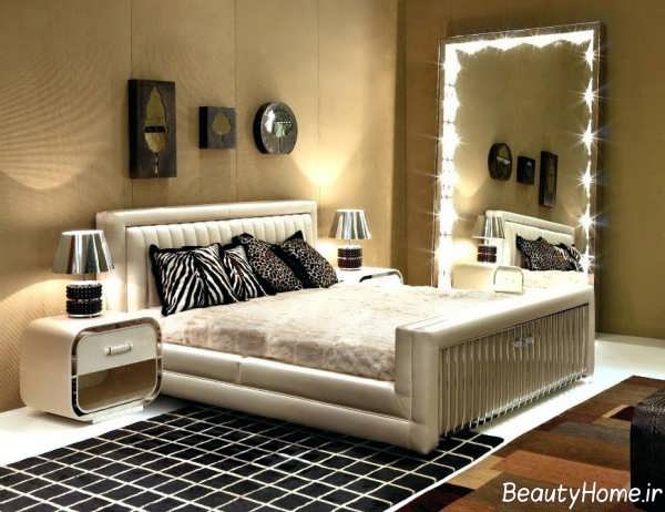 دکوراسیون شیک و لاکچری اتاق خواب 
