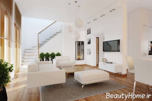 دکوراسیون سفید منزل 