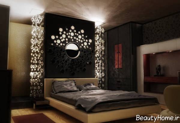 دکوراسیون تیره اتاق خواب 