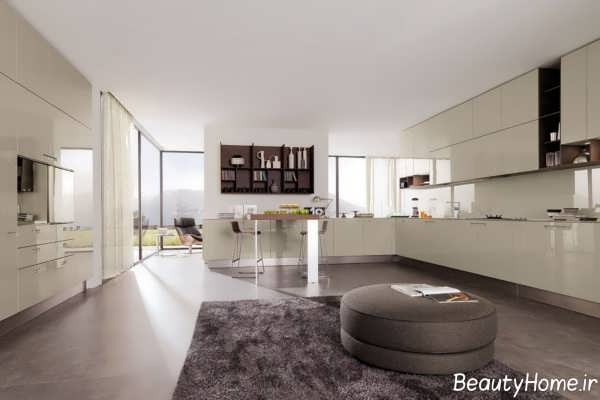 دکوراسیون لاکچری خانه آپارتمانی 