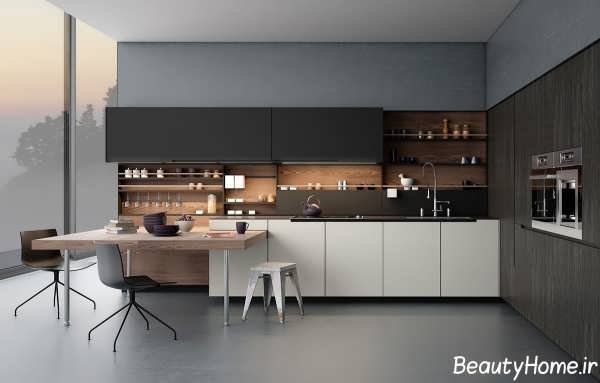 چیدمان فوق العاده و جذاب آشپزخانه 