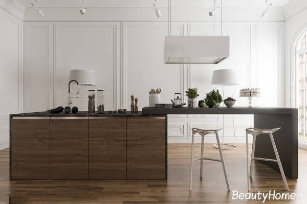 چیدمان آشپزخانه شیک و مدرن 