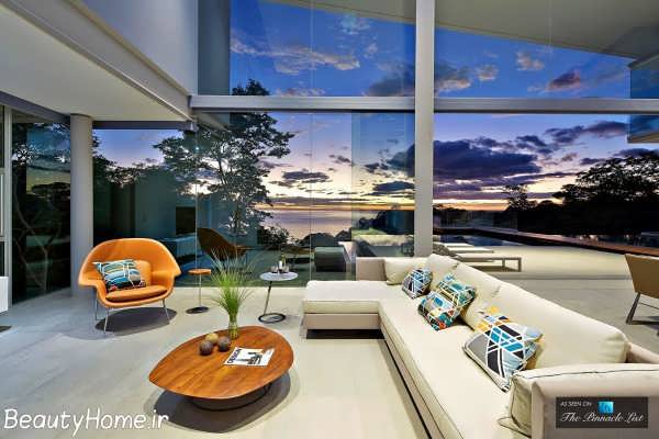 نمای داخلی دکوراسیون ویلای لاکچری