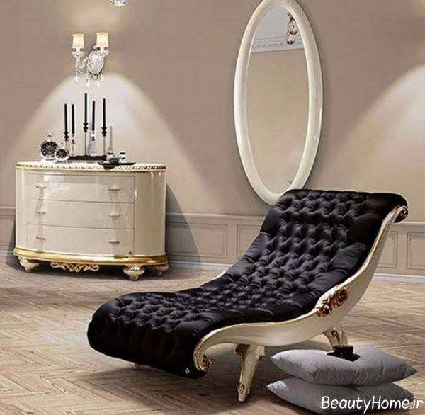 مبلمان شزلون مشکی 