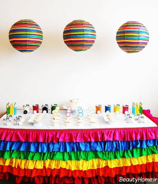 تزیین زیبا و خلاقانه اتاق تولد 