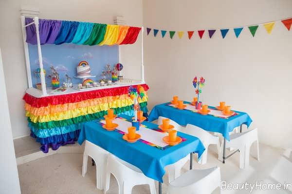 تزیین زیبا و خلاقانه اتاق تولد 