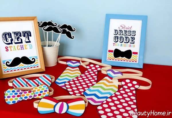 تزیینات جالب جشن تولد با تم رنگین کمان 