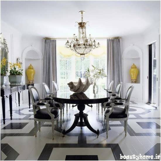 مدل میز نهارخوری سلطنتی زیبا و مدرن 2013