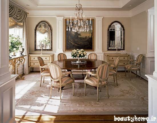 مدل میز نهارخوری سلطنتی زیبا و مدرن 2013