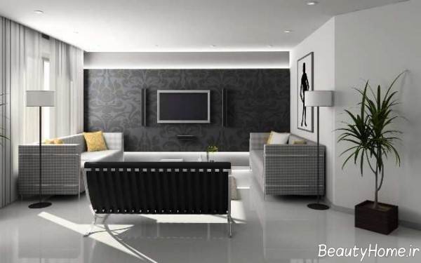 طراحی داخلی پذیرایی کوچک 