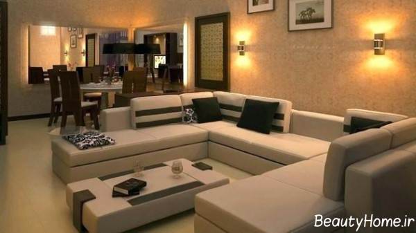 نورپردازی سالن پذیرایی 