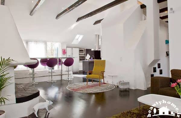 دکوراسیون داخلی منزل شیک با ایده های رنگی