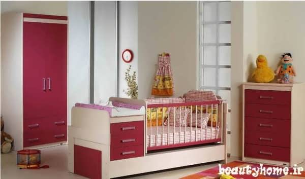 چیدمان اتاق نوزاد شاد با طراحی شیک