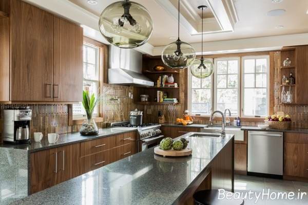 طراحی آشپزخانه عروس با ایده های شیک و مدرن