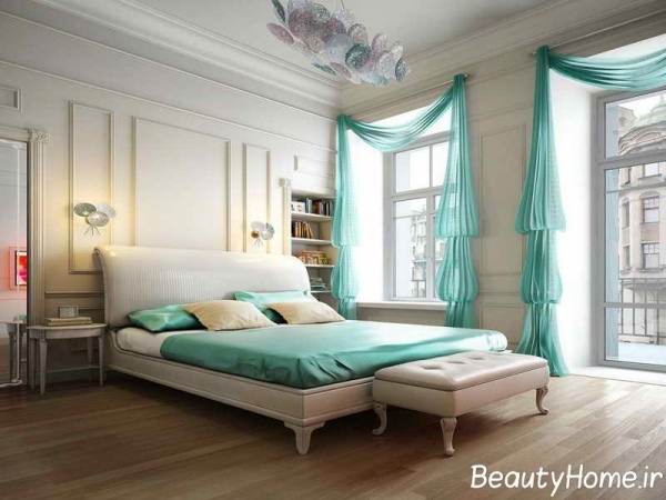 انواع مدل پرده های زیبا و شیک اتاق خواب عروس