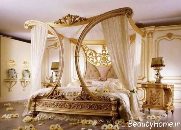 جدیدترین نمونه تختخواب برای اتاق خواب عروس