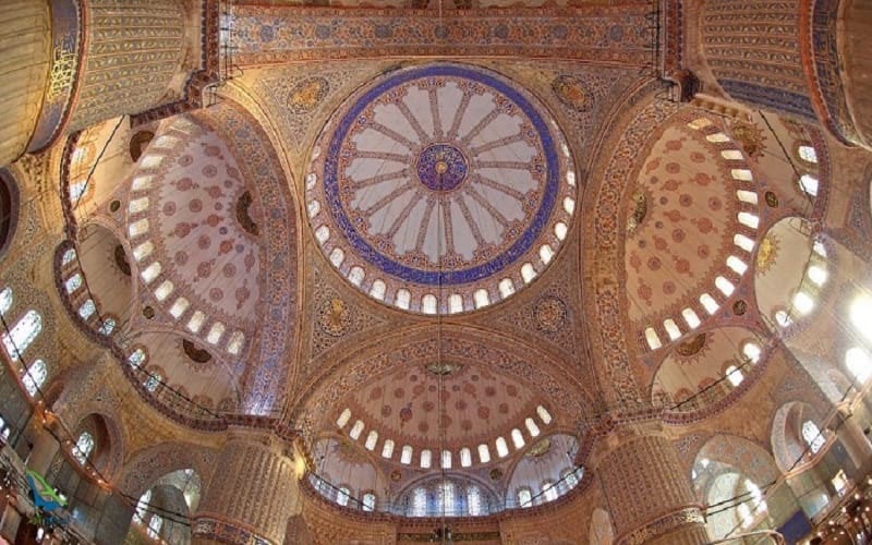 تزئینات مسجد سلطان احمد