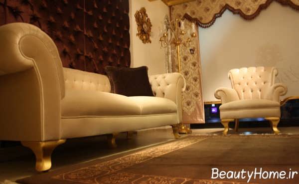 دکوراسیون سلطنتی با مبل چستر