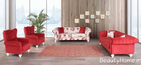 مبل چستر در اتاق نشیمن