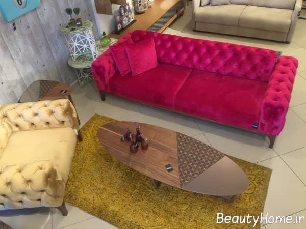 مدل مبل چستر در تم رنگی