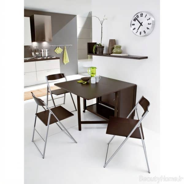 میز ناهار خوری تاشو با طراحی شیک و زیبا 