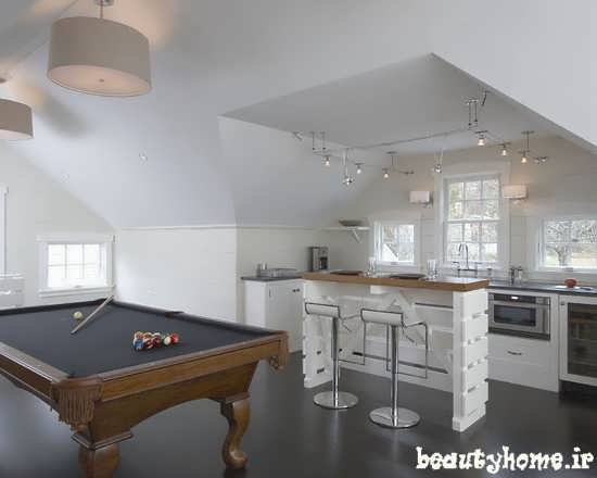 مدل میز بار سفید و کوچک