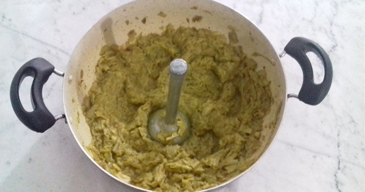 خوراک کنگر ساده