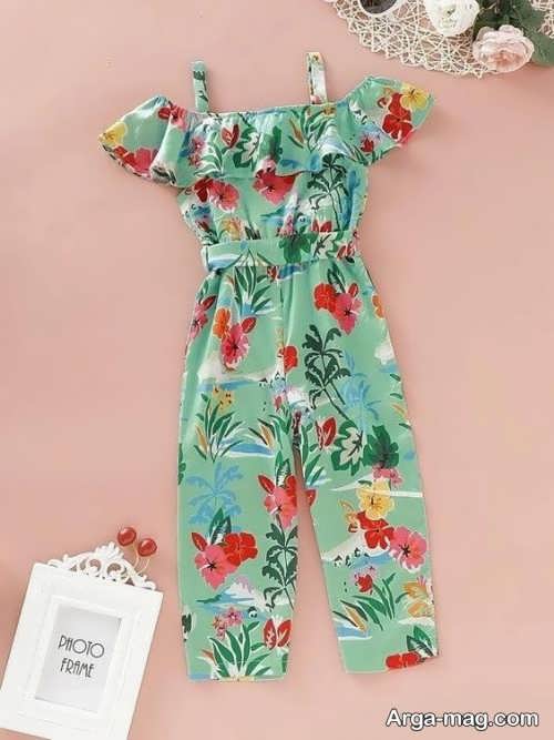 مدل لباس طرح دار ساحلی بچگانه