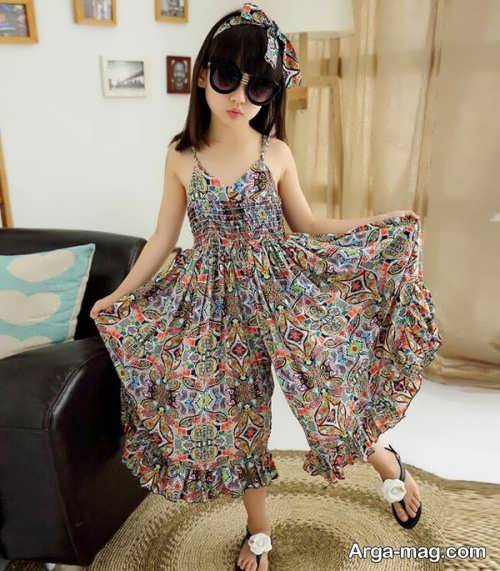 مدل لباس طرح دار ساحلی 