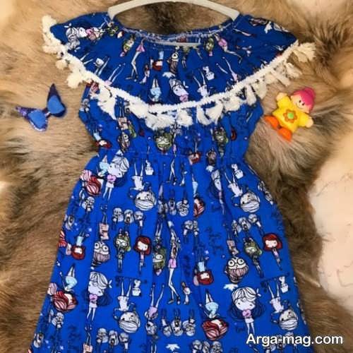 مدل لباس ساحلی بچگانه طرح دار 