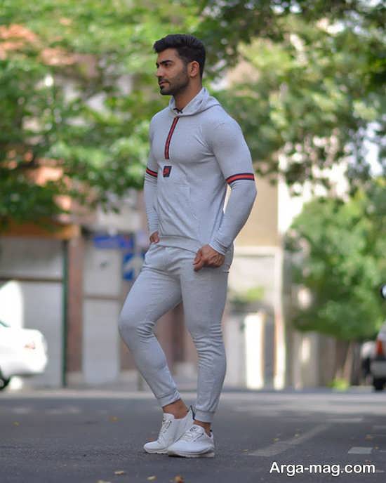 مدل لباس ورزشی طوسی 