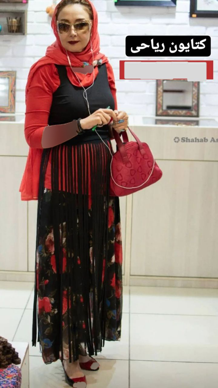 عجیب ترین تیپی که تاکنون از "کتایون ریاحی" دیده شده/ عکس