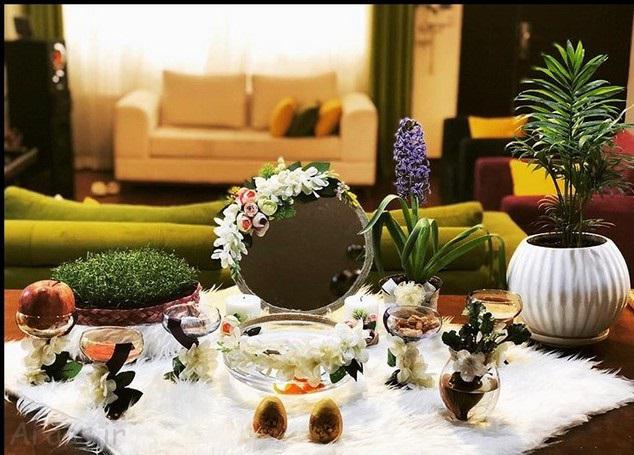 چیدمان و تزیین سفره هفت سین ۱۴۰۰ شیک و جدید